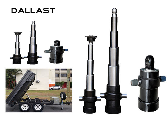 Telescopic Multi stage Dumper Long Stroke Single Acting Hydraulic Lift Cylinder